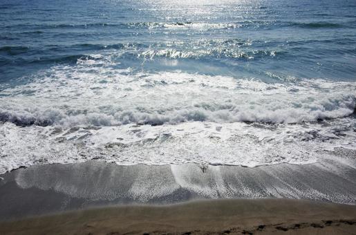 七奈良浜的波浪, JPG 七奈良浜的波浪, 湘南, shichirigahama, 海滨, JPG