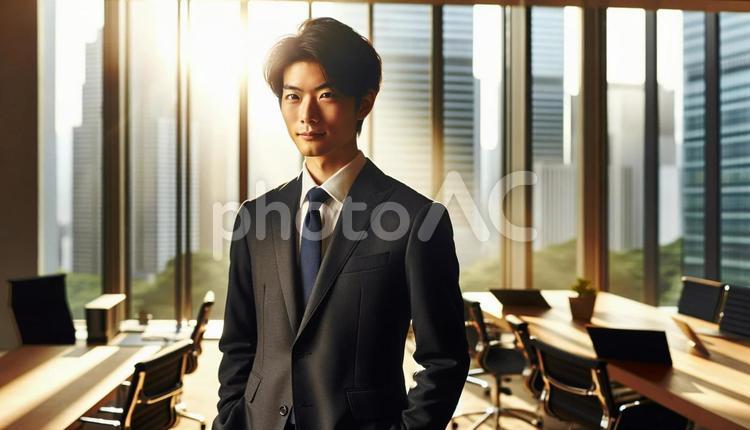Business8000 会社,企画,面接の写真素材