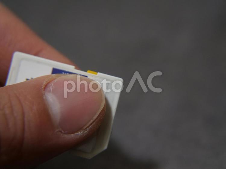 大切な思い出を残すSDカード コピースペース,スペース,コピーの写真素材