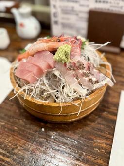 刺身の盛り合わせ 刺身の盛り合わせの写真