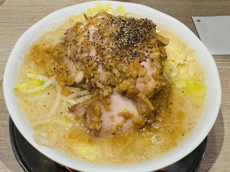 Photo, ramen, hearty ramen, jiro system, 