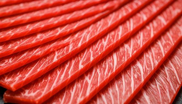 赤身薄切り牛肉 赤身薄切り牛肉 の写真