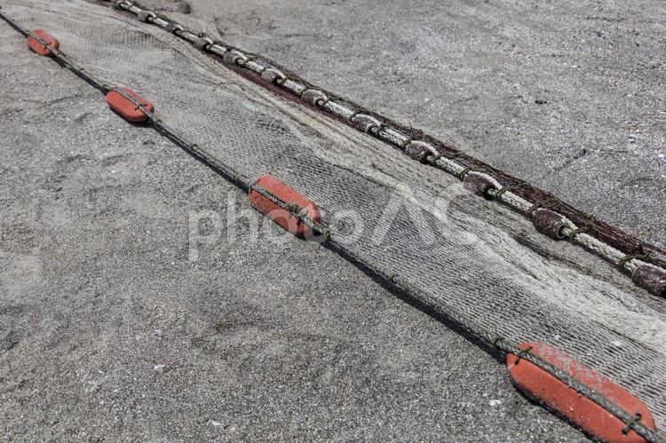 地引網3（田原市） 地引網,網,漁業の写真素材