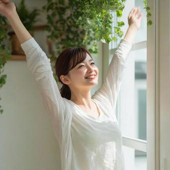 爽やかな一日の始まり 爽やかな一日の始まりの写真