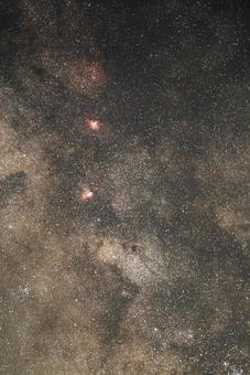 Photo, milky way, bambi&#39;s profile, star, 