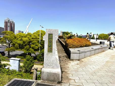 お台場周辺の街並み お台場周辺の街並み 東京都,青海,駐車場の写真素材