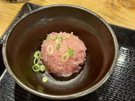 トッピングのネギトロ トッピングのネギトロの写真