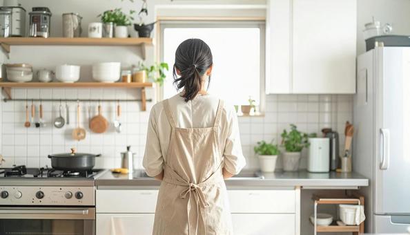 主婦の写真