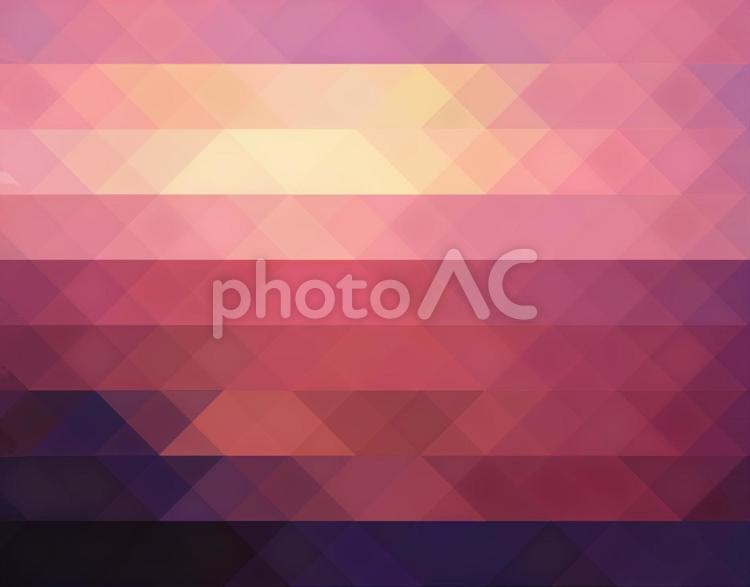 赤い背景　幾何学模様　三角　テクスチャ 背景,ビジネス,ポリゴンの写真素材