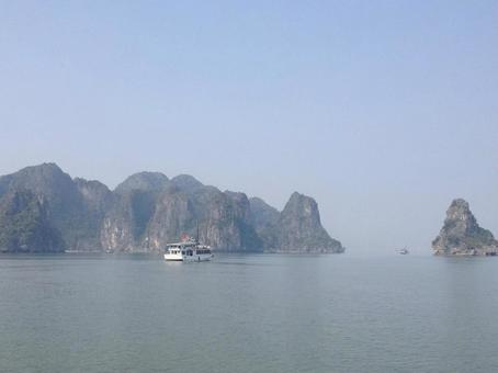 Photo, sea, coastal, halong bay, 