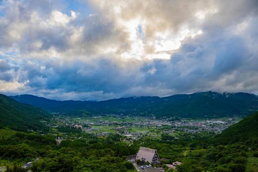 夏の由布岳 大分 夏の由布岳 大分の写真