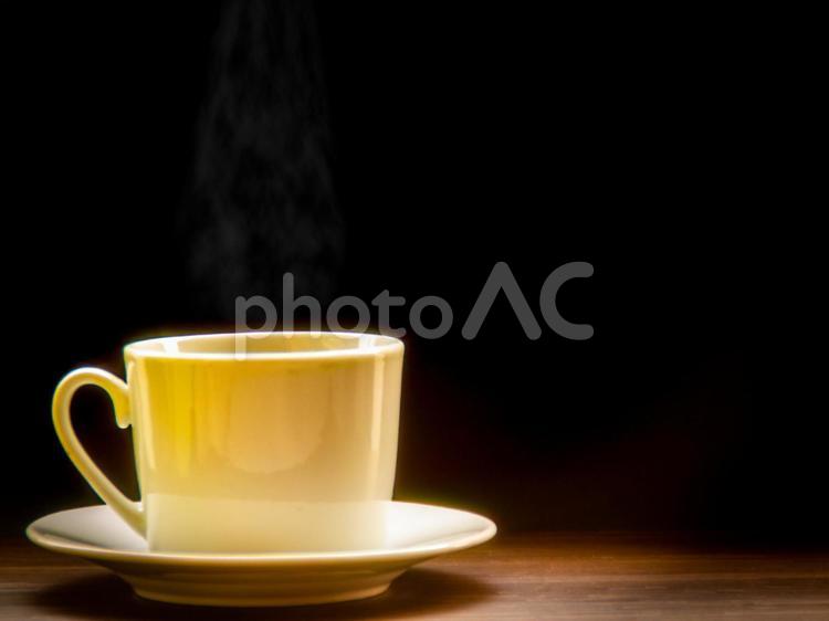 コーヒーブレイク　コーヒーカップ　 コーヒー,落ち着いた,暖色の写真素材