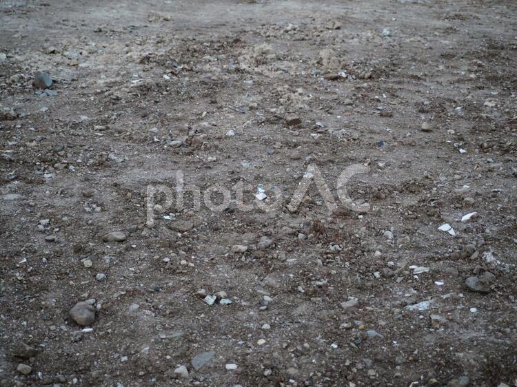 住宅建設前の荒地 土,荒地,テクスチャの写真素材