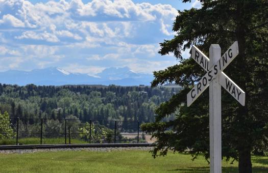 カナダの景色 カナダ,カルガリー,北米の写真素材