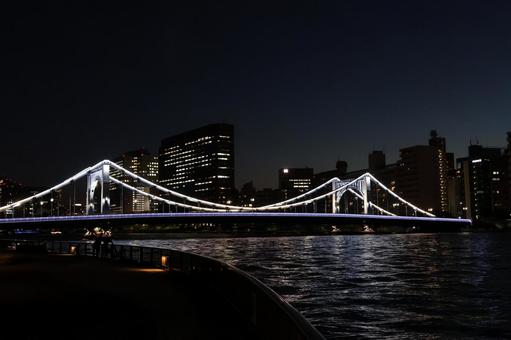 Illumination of Kiyosu Bridge, JPG Illumination of Kiyosu Bridge, JPG