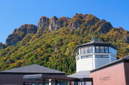 群馬県 秋の妙義山 妙義山パノラマパーク 群馬県 秋の妙義山 妙義山パノラマパーク 妙義,妙義山,群馬の写真素材
