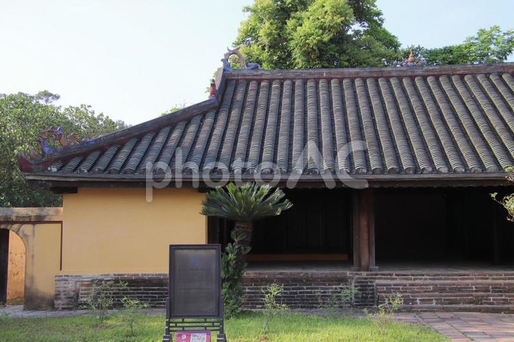 ベトナムフエのミンマン帝廟 ミンマン帝廟,廟,ベトナムの写真素材