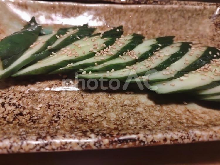 暑い夏に食べたいさっぱり料理 きゅうり,浅漬け,つまみの写真素材