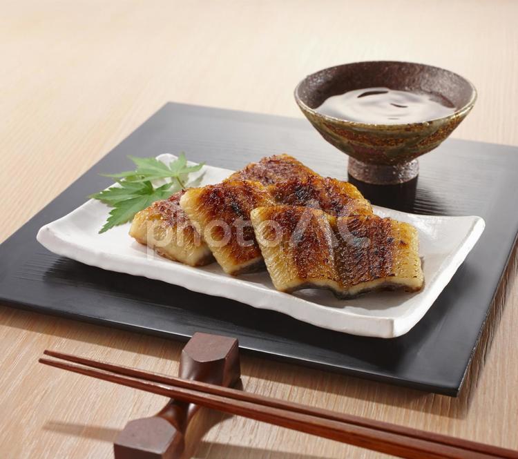 国産うなぎ蒲焼き(一品料理) うなぎ,蒲焼き,蒲焼の写真素材