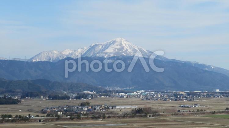 虎御前山城　城跡からの眺望　伊吹山方向 虎御前山城,陣城,小谷城攻略の写真素材