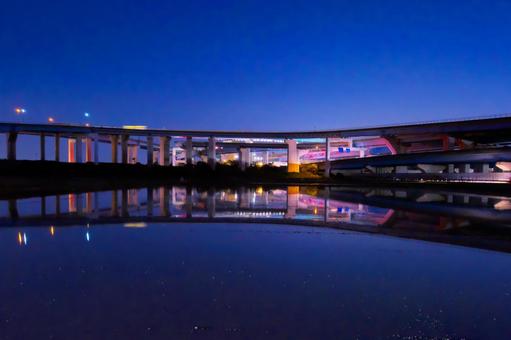 ジャンクションの夜景② ジャンクションの夜景②の写真
