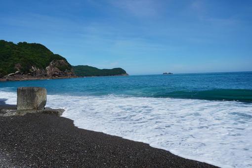 並の高い日の海岸 並の高い日の海岸の写真