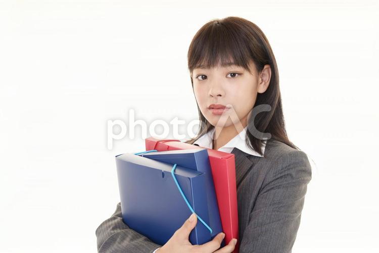 疲れた様子のビジネスウーマン ビジネス,女性,仕事の写真素材