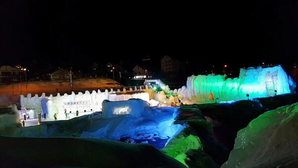 層雲峡氷瀑祭り 層雲峡氷瀑祭りの写真