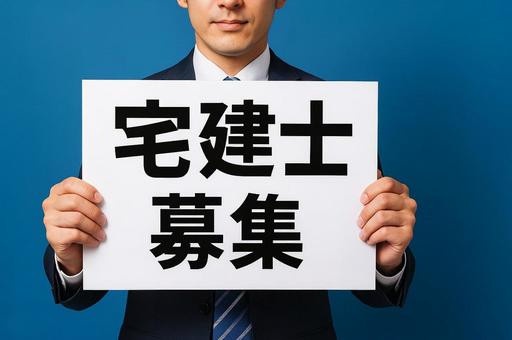 宅建士を募集する男性・採用・不動産・転職 宅建士を募集する男性・採用・不動産・転職の写真