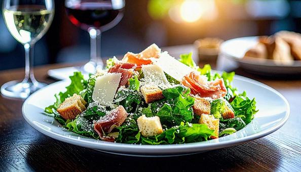 シーザーサラダ　の写真