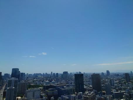 東京タワーから見た景色 東京タワーから見た景色の写真