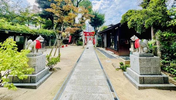 宇賀神社 宇賀神社 宇賀神社,黒田稲荷,神社の写真素材