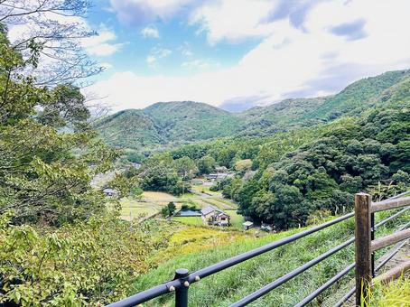 呉ダム湖　秋の公園 秋,呉ダム渓流公園,公園の写真素材