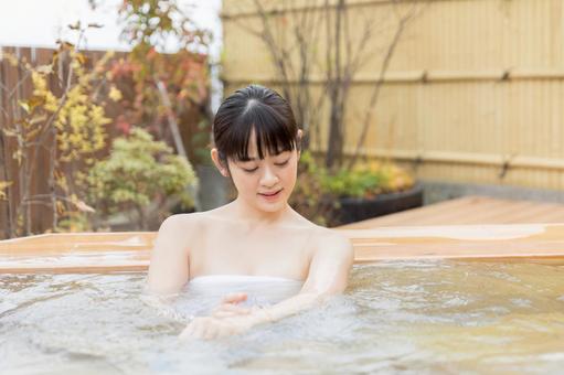 温泉女子イメージ 温泉女子イメージの写真