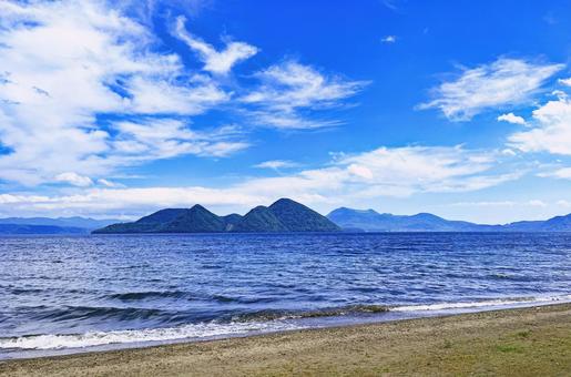 北海道 洞爺湖畔 北海道 洞爺湖畔 湖,洞爺湖,湖畔の写真素材