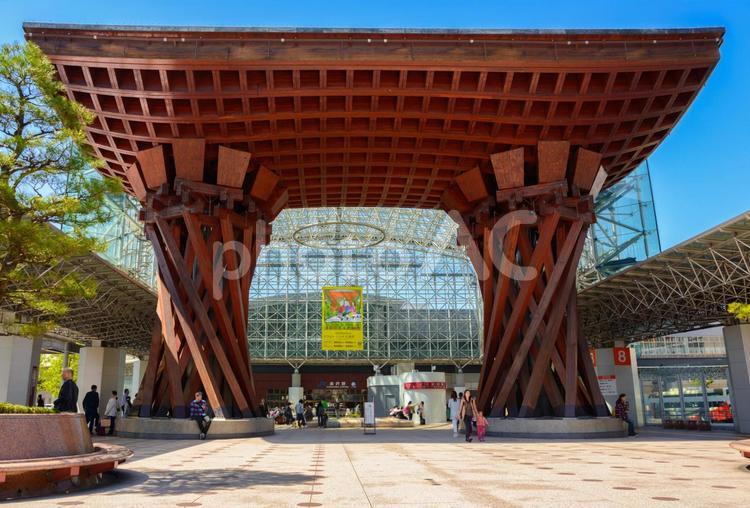 金沢市のイメージ 金沢市,街並み,金沢駅の写真素材