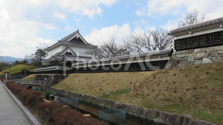 勝龍寺城　勝竜寺城公園の風景 勝龍寺城,勝竜寺城,お城の写真素材