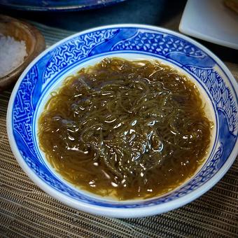 もずく酢 もずく酢 旦那飯,男の料理,手料理の写真素材