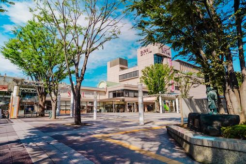 【福島】福島駅の景色 福島駅,福島,駅の写真素材