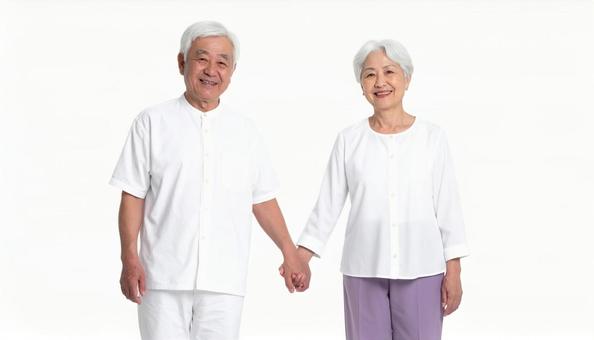 老夫婦 老夫婦の写真