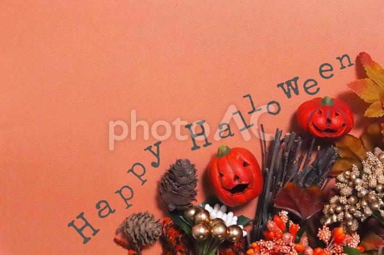ハロウィン（文字あり） ハロウィン,ハッピーハロウィン,パンプキンの写真素材