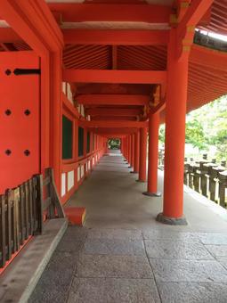 Nara · Kasuga Taisha, step, indoors, outdoors, JPG