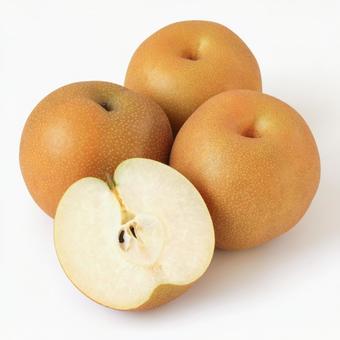 Photo, pear, white background, abundance, 