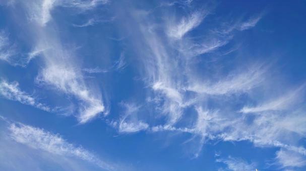 青空と雲 青空と雲の写真