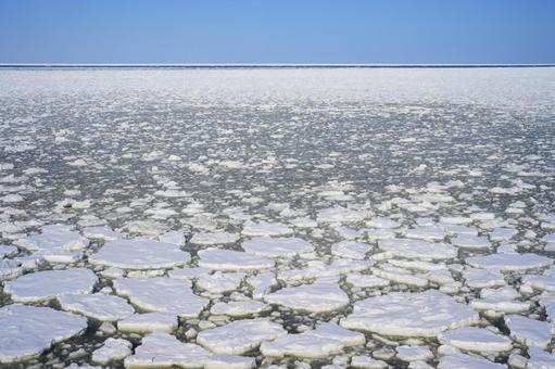 流氷 流氷 流氷,氷,冬の写真素材