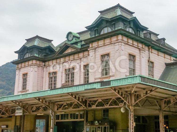 JR九州　門司港駅（大規模復元工事前） 門司港駅,jr九州,鹿児島本線の写真素材