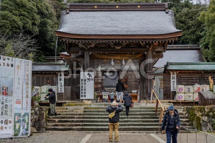 気多大社周辺の景色 気多大社,神社,本殿の写真素材