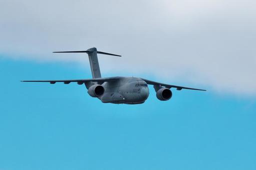 入間航空祭 C-2輸送機　展示飛行 入間基地,航空祭,航空自衛隊の写真素材