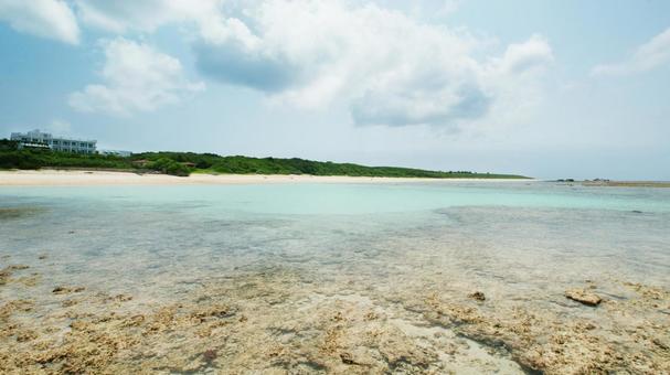 沖縄 波照間島の海、ビーチ 沖縄 波照間島の海、ビーチの写真