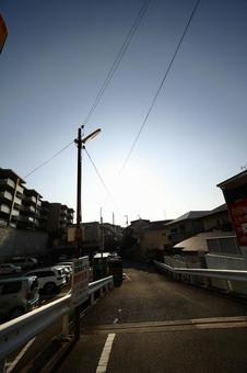 夜明けの空の光 朝,夜明け,空模様の写真素材